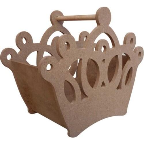 Princess Crowned Box Wooden Object Code: ku5 paintable decorative objects декоративные предметы под роспись