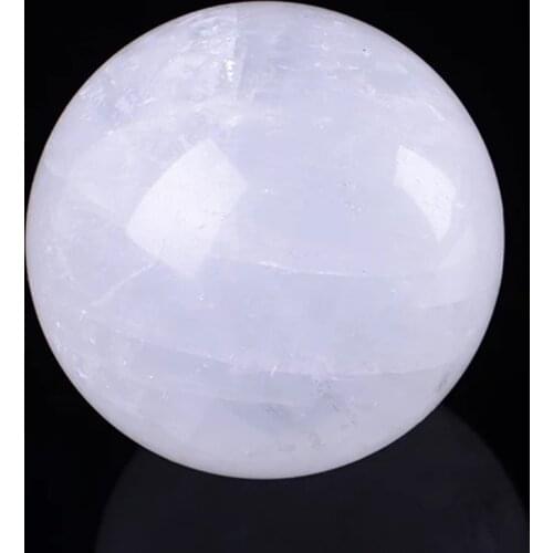 1pcs 100% Natural white crystal ball household feng shui decoration quartz stone ball decoration