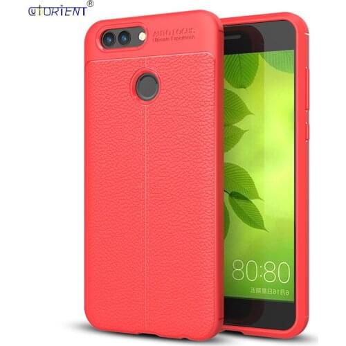 Huawei Nova 2 Nova2 Shockproof Matte Phone Case PIC-L29 PIC-L09 Soft Silicone Bumper Cover PIC-LX9 AL00 Leather Texture Funda