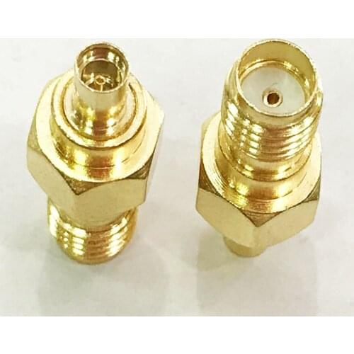 10pcs SMA Female to MMCX Female Jack Straight RF Coax Adapter Connector