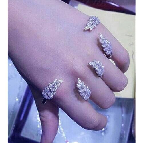 Xa504 Luxury Designer Fashion 925 Sterling Silver Jewelry zirconia Water panda shape cf