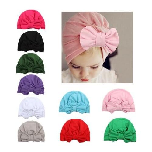 1 PC Baby Boys Hat 2017 India Cap Bowknot Bohemian India Girls Hats Newborn Photography Props Infant Caps