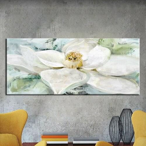 100% Hand Painted Canvas Oil Paintings Modern Wedding Decor Knife Flower Wall Art Home Decoration For Living Room On Canvas