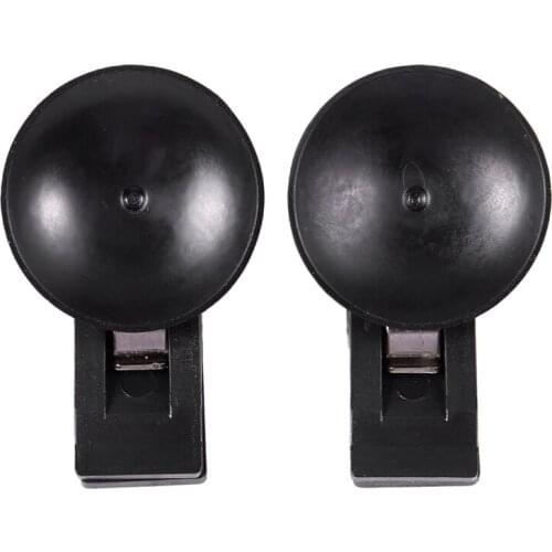 2pcs car window sun shade cloth cards bills sucker with clamp