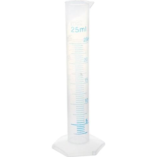 25ml Transparent Plastic Graduated Cylinder