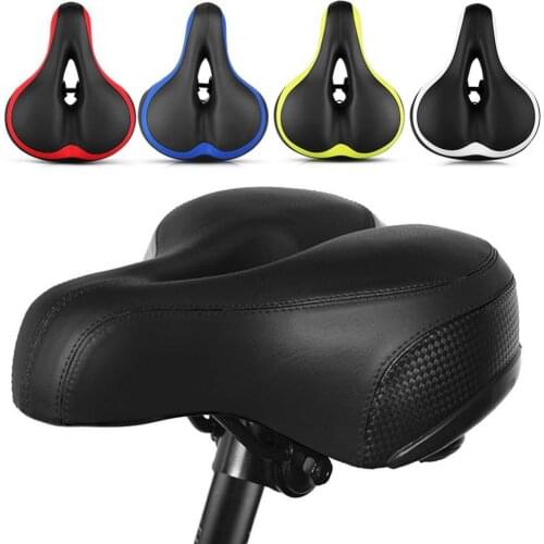 Shock Absorbing Reflective Soft Bicycle Saddle Seat Cushion Cycling Accessories