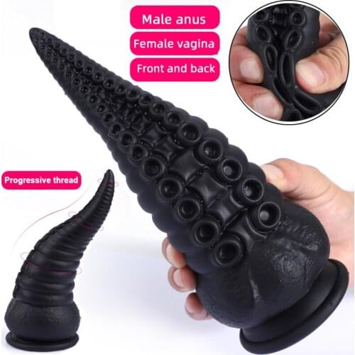 Octopus Tentacle Anal Plug Sucker Dildo Python Big Penis Prostate Massage Vaginal Anal Dilator Couple Masturbation Gay Sex Toys