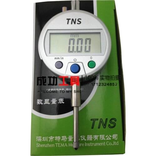 Authentic Tema electronic digital indicator 0-12.7 digital indicator of the accuracy of 0-25.4mm 0.01mm