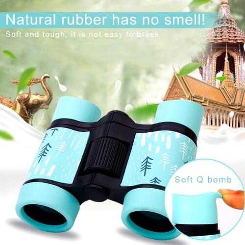 Binoculars 4x30 Telescope Rubber Anti-skid Portable Gifts for Children Kids Outdoor &T8