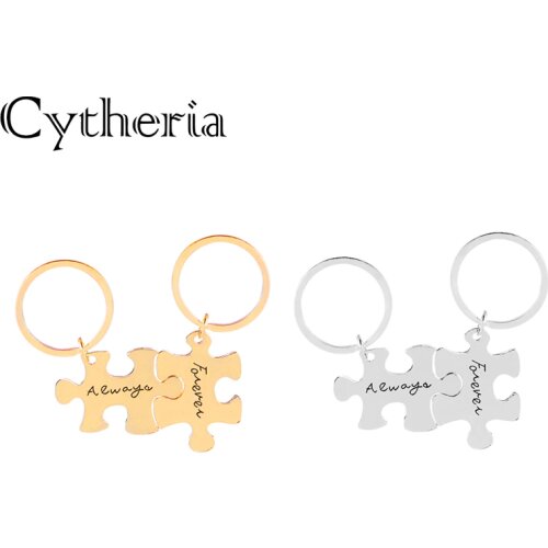 Awalys key rings forever keychains Lovers keychains gift for Best Friend rings mothers day Gift for mom dad soul mate forever