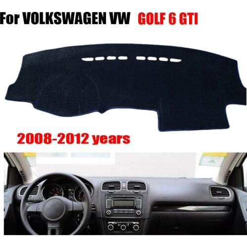 Car dashboard covers For VOLKSWAGEN VW GOLF 6 /GOLF 6 GTI 2008-2012 left hand drive dashmat car pad dash cover auto accessories