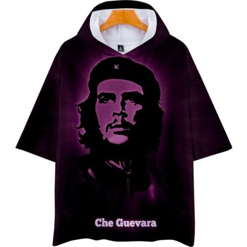 Che Guevara 3D Printed Hooded T Shirt Men Women Short Sleeve tshirt T-shirt Fashion Harajuku T Shirts Tops Clothes