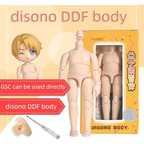 Disono DDF Body OB11 Doll Body Can Be Connected To GSC Clay 1/12bjd Doll Head Joint Body Toy Body