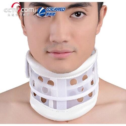 Summer breathable adjustable neck collar neck vertebrae support adjustment protector fixed cervical traction frame
