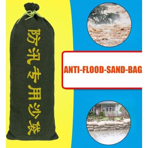 Silo Flood Protection Sandbag Resistant Canvas Thickened Sandbag Weight Bag Empty Flood Control Sand Bag For Home Property