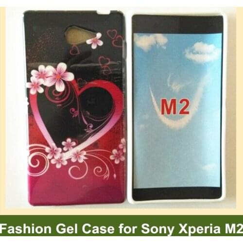 OEEKOI Love Flower New York City Print Soft TPU Cover Phone Case for Sony Xperia M2 S50h Free Shipping