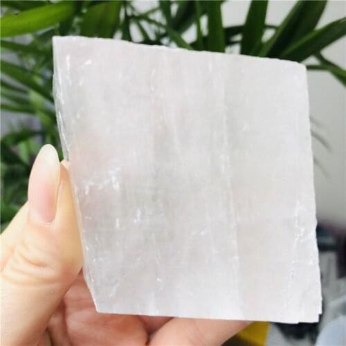 100-120g Optical Calcite Raw Iceland Spar Natural stones and Minerals Healing stones