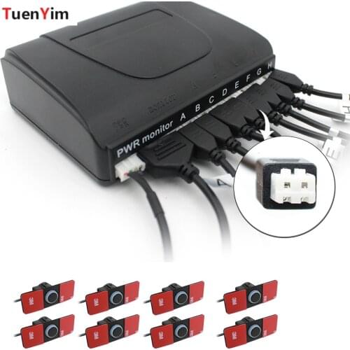 Original 16.5mm Electromagnetic Parktronic Car Parking sensors 8/6/4 Sensors Radars Alarm Buzzer Car Detector Video System