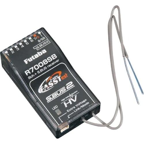 Original Futaba R7008SB 8CH S.Bus2 SBUS FASSTest 2.4G Receiver for 14SG/18MZ/18SZ Radio Controller