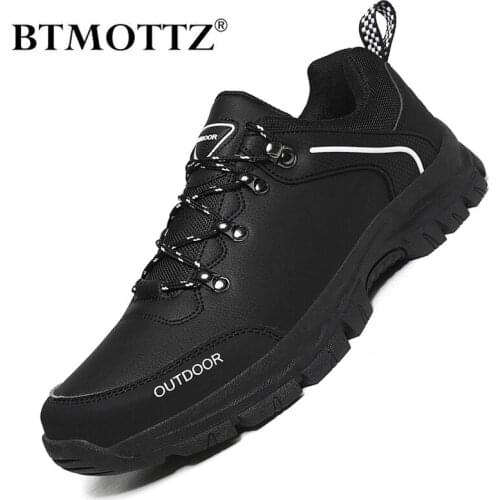 Outdoor Men Shoes Breathable Hiking Sneakers Men Trainers Comfortable Walking Casual Shoes Men Zapatillas Hombre Plus Size 39-48