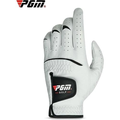 Pack 1 Pcs Golf Gloves Men Left Right Hand Soft Breathable Genuine Lambskin Non-slip Comfortable Wear Resistant Golf Glove Men