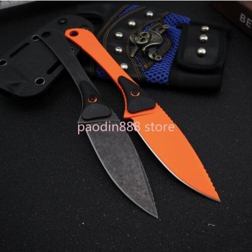 2Colors Butterfly BM15200 440c Straight Knife Fixed Blade G10 Handle EDC Multi Tool Outdoor Camping Hunting Survival Knife a3088