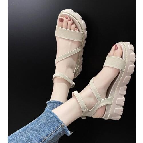 Woman Casual Sandals Summer New Sandals Womens Platform Sandals Slippers Fashion Comfortable Casual Women Shoes Size 35-40