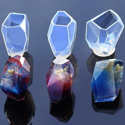 3 type Silicone Transparent Mold Irregular Dried Flower Resin Decorative Epoxy Resin Jewelry DIY Craft Silicone Decorative Mold