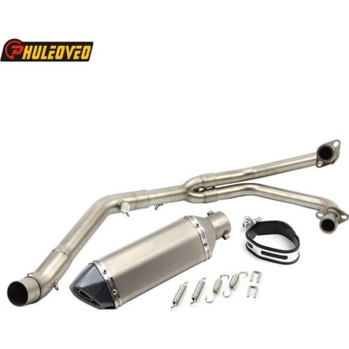 R3 R25 Motorcycle Muffler Exhaust Full System Front Header Pipe for Yamaha R3 R-25 2014-2018 MT-03 MT03 2016-2018 Exhaust Pipe
