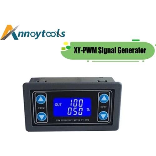 XY-PWM Signal Generator 1HZ~150KHZ Pulse Frequency Duty Cycle Adjustable Module LCD Display With shell