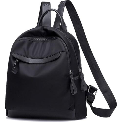 Women Travel Backpack Oxford Cloth Zipper Handbag Girl Casual School Bag Best Sale-WT