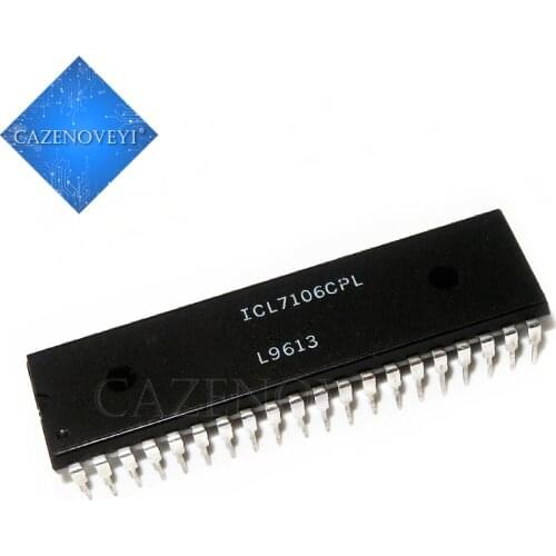 2pcs/lot ICL7106CPLZ ICL7106 7106CPLZ DIP-40 In Stock