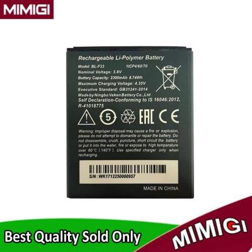 2300mAh BL-F33 Battery For PHICOMM Clue L C630 C630LW C630LV E653LW C730LW Mobile phone Batterie
