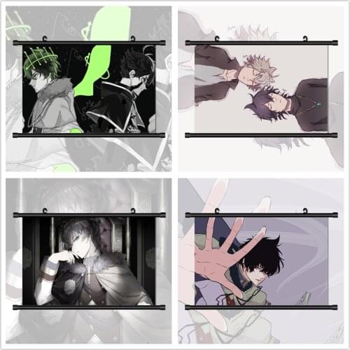 WTQ Black Clover Asta Yuno Anime Manga HD Canvas Painting Retro Posters Anime Posters Wall Decor Wall Art Picture Home Decor