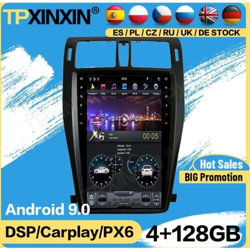 Carplay Tesla 128G Radio 2 Din Screen Recorder Receiver Android For Toyota Crown 2013 GPS Player Navigation Auto Audio Head Unit