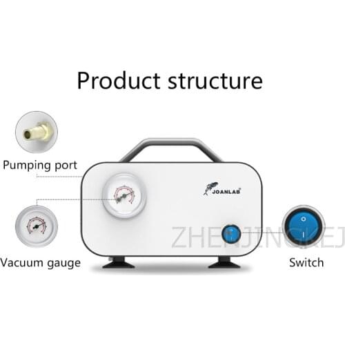 No Fuel Diaphragm Vacuum Pump High Precision Portable Laboratory High Efficiency Filter Air Pump High Quality Laboratory Tools