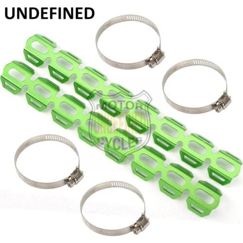 Motorcycle Exhaust Pipe Header Heat Wrap Aluminum Shield Guard Cover for BMW F650GS F700GS F800GS 2013 2014 2015 2016 2017