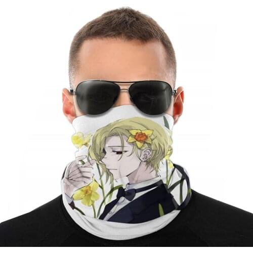 Yuukoku No Moriarty Magic Scarf Neck Face Mask Halloween Tube Scarf Moriarty anime Seamless Bandanas Dustproof Headwear Cycling