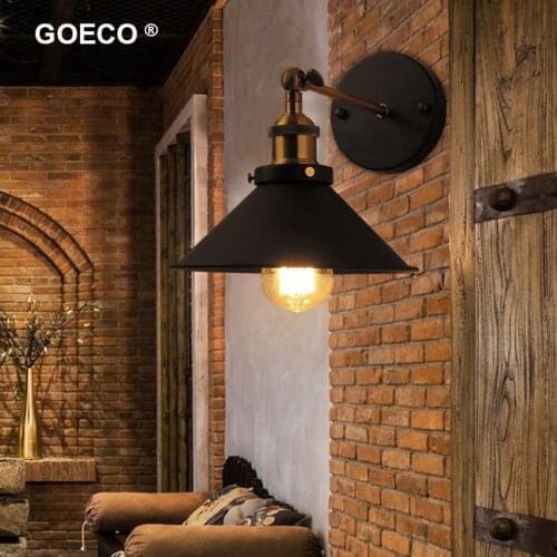 Wall Lamp Vintage Industrial Retro Wall Light For Loft Living Room Bar Bedroom Cafe Aisle Restaurant Home Decor E27 Edison LED