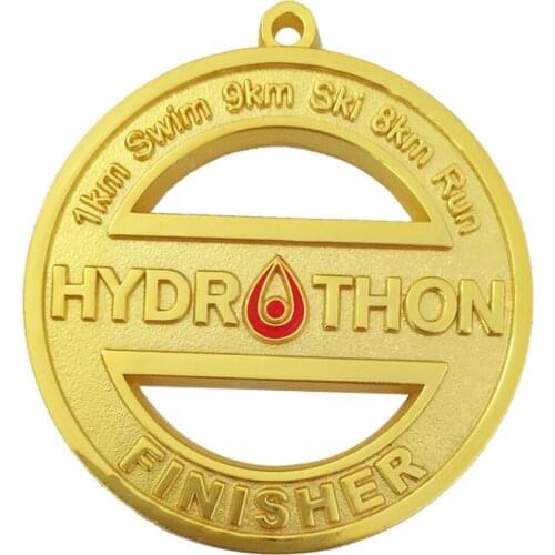 New design hollow gold medal Best selling gymnastics medals