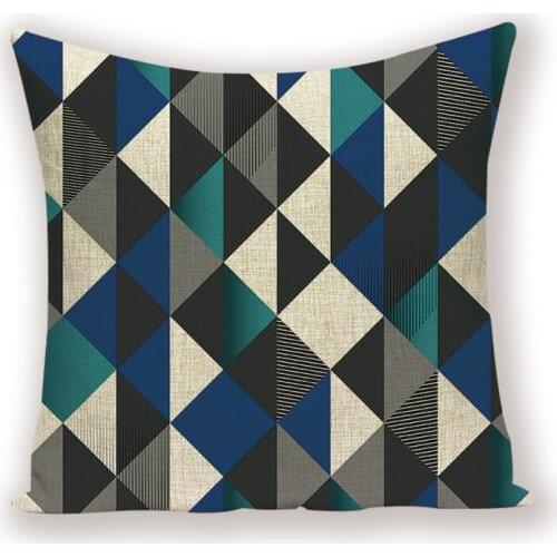 Simple Pillow Cover Cushions Morocco Stripe Decorative Pillow Case Decor for Home Sofa Pillowcase Linen Cushion Covers Almofadas