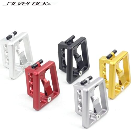 SILVEROCK For Folding 3SIXTY JAVA Bike Front Block Shelf Mount Carrier Split Pig Nose Pannier Block Bracket Bag Racks Parts