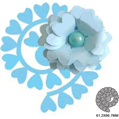 Spiral Flower Metal Cutting Dies for DIY Scrapbooking Album Paper Cards Decorative Crafts Embossing Die Cuts Christmas 2021new