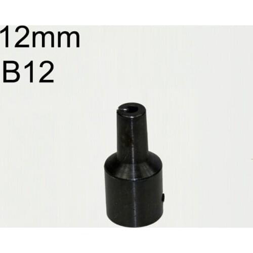 Steel B12 Drill Clamp Chuck Coupling Coupler Connector Connection Sleeve Connecting Rods For 12mm Motor Shaft