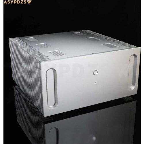 WA112 Aluminum enclosure Preamp chassis Power amplifier case/box size 412*413*200mm