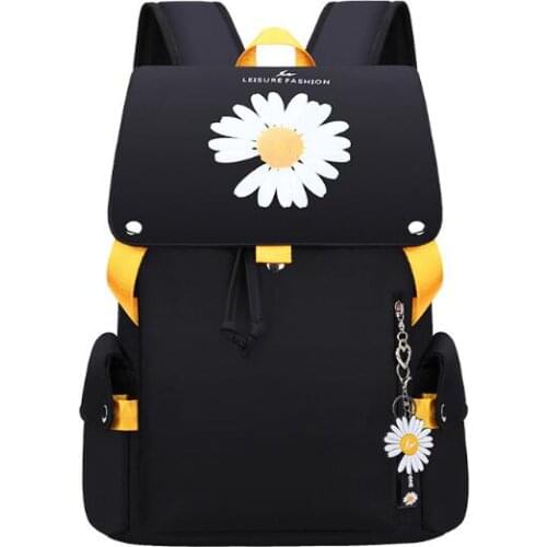 Womens Backpack 2020 New Student Laptop School Bag Female Leisure College Style Travel Knapsack Small Daisy Rucksack Mochila