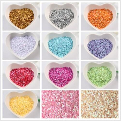 10G/Lot Size 2*4MM Rhomb Shape Sequins 3D Lentejuela Paillette For Nail Art Manicure/Women Diy Craft/Wedding Decoration Confetti