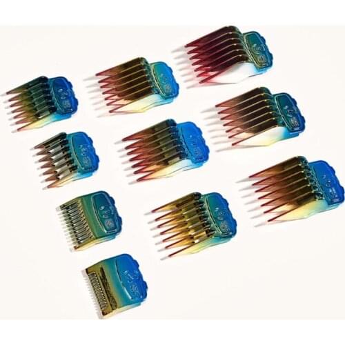 M4YA 10PCS Professional Hair Clipper Combs Guides Versatile Premium Cutting Guide Comb Fits All Full Size Clippers