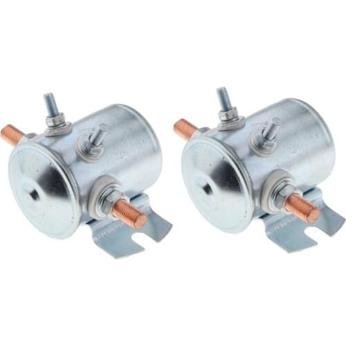 2Pcs Solenoid Relay 12v 300 Amps Replacement Fits For Golf Cart Winch