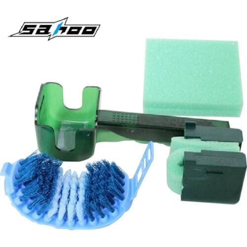 2018 Portable Bicycle Chain Cleaner Multi Bike Clean Machine Brushes Scrubber Wash Tool Mountain Cycling Cleaning Kit